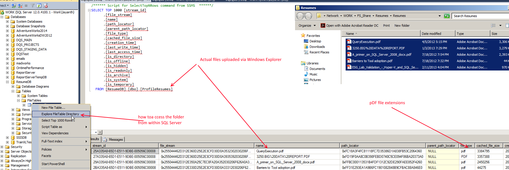 loading files into file tables